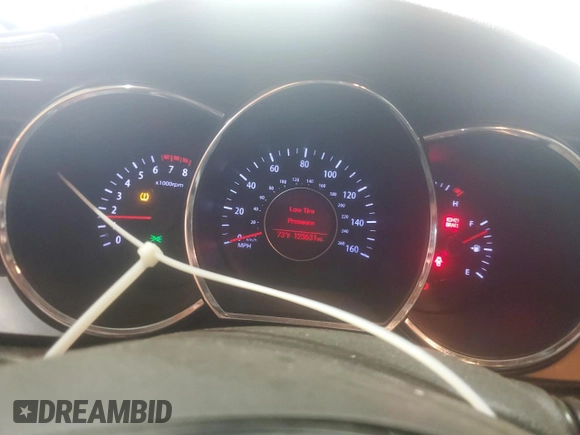 2013 Kia Optima EX with VIN 5XXGN4A7XDG168459, listed as a Copart auction lot 56117545 with 123,631 mi miles and Salvage title. Bid and sale history available at DreamBid. Image 9.