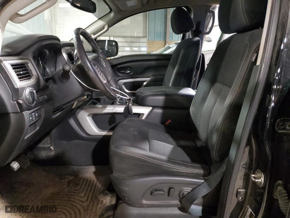 2017 Nissan Titan SV with VIN 1N6AA1E58HN571193, listed as a Copart auction lot 87824125 with 37,852 mi miles and Salvage Title. Bid and sale history available at carsss.com. Image 7.