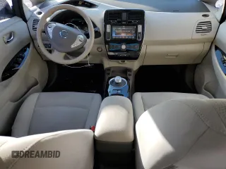 2017 Nissan LEAF S with VIN 1N4BZ0CP8HC305639, listed as a Copart auction lot 42585895 with 21,897 mi miles and Salvage Title. Bid and sale history available at carsss.com. Image 8.