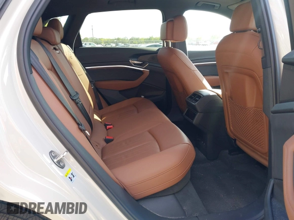 2022 Audi e-tron Premium with VIN WA1AAAGE1NB012253, listed as a IAAI auction lot 41424316 with 23,667 mi miles. Bid and sale history available at carsss.com. Image 8.