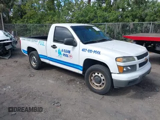 2012 Chevrolet Colorado Work Truck with VIN 1GCCSBF91C8132442, listed as a IAAI auction lot 41636772 with 168,761 mi miles. Bid and sale history available at carsss.com. Image 1.