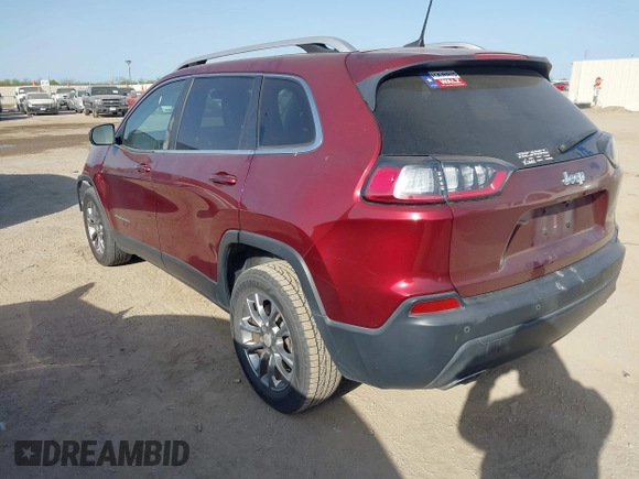 2019 Jeep Cherokee Altitude with VIN 1C4PJLLXXKD120325, listed as a IAAI auction lot 41838643 with 124,315 mi miles and . Bid and sale history available at DreamBid. Image 3.