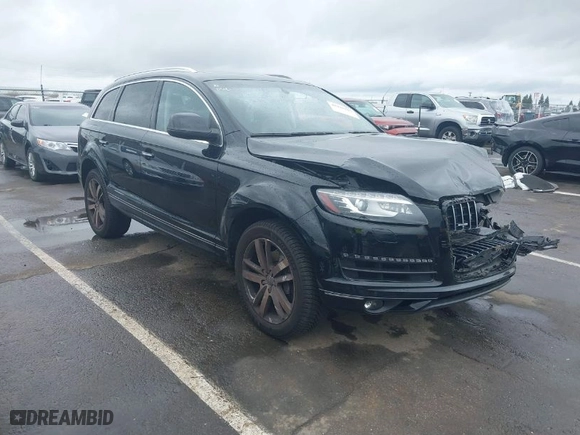 2015 Audi Q7 3.0T Premium Plus with VIN WA1LGAFE3FD024130, listed as a IAAI auction lot 41935105 with 1 mi miles. Bid and sale history available at carsss.com. Image 1.