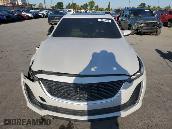 2020 Cadillac CT5 Luxury with VIN 1G6DW5RK0L0120793, listed as a Copart auction lot 51845225 with 57,041 mi miles and Salvage Title. Bid and sale history available at DreamBid. Image 5.