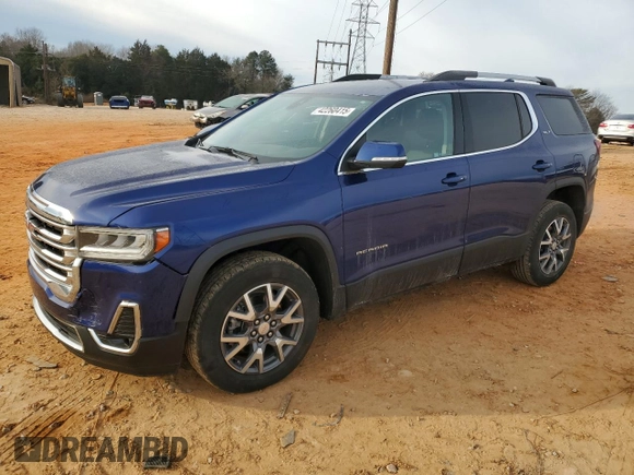 2023 GMC Acadia SLT with VIN 1GKKNML4XPZ115277, listed as a Copart auction lot 42260415 with 27,245 mi miles and Salvage Title. Bid and sale history available at DreamBid. Image 1.