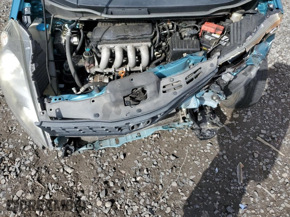 2012 Honda Fit Sport with VIN JHMGE8H50CC011158, listed as a Copart auction lot 50455395 with 132,151 mi miles and Salvage Title. Bid and sale history available at carsss.com. Image 11.