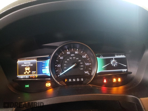 2017 Ford Explorer XLT with VIN 1FM5K8D81HGB68095, listed as a Copart auction lot 53816325 with 118,617 mi miles and Salvage Title. Bid and sale history available at DreamBid. Image 9.