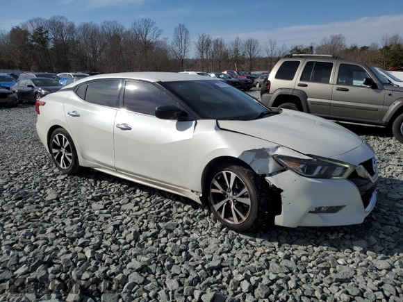 2017 Nissan Maxima S with VIN 1N4AA6AP3HC424322, listed as a Copart auction lot 46972805 with 162,070 mi miles and Salvage Title. Bid and sale history available at DreamBid. Image 4.