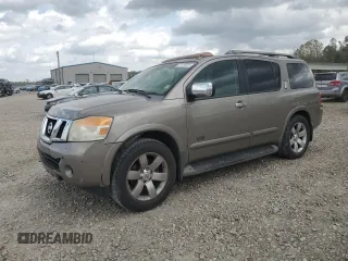 2008 Nissan Armada SE z VIN 5N1BA08D28N621862, wystawiony jako Copart lot #51516035 z przebiegiem 211 321 mil mil oraz Czysty tytuł • Clean title. Historia ofert i sprzedaży dostępna na DreamBid. Obrazek 1.