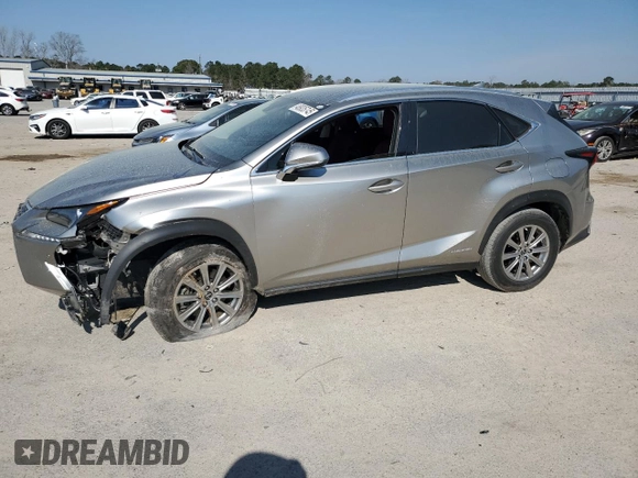 2021 Lexus NX 300h z VIN JTJDJRDZ2M2148962, wystawiony jako Copart lot #48935745 z przebiegiem 41 682 mil mil oraz Szkoda całkowita • Salvage title. Historia ofert i sprzedaży dostępna na DreamBid. Obrazek 1.