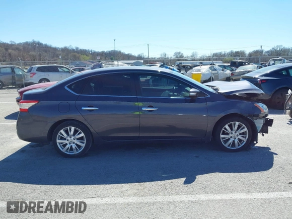 2013 Nissan Sentra SV with VIN 3N1AB7AP0DL706058, listed as a IAAI auction lot 41823244 with 149,209 mi miles. Bid and sale history available at carsss.com. Image 14.
