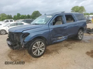 2020 Ford Expedition Max Limited with VIN 1FMJK1KT0LEA51464, listed as a Copart auction lot 53389485 with 102,303 mi miles and Salvage Title. Bid and sale history available at DreamBid. Image 1.