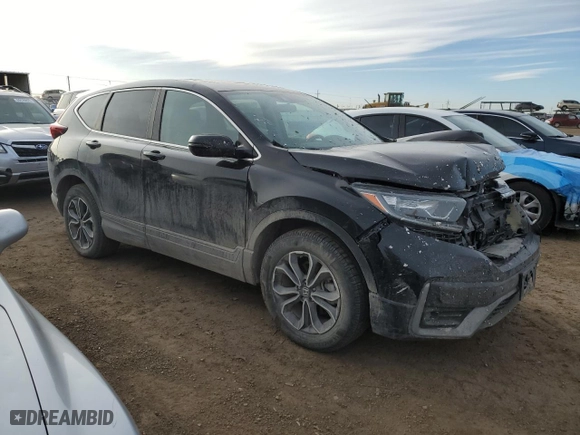 2020 Honda CR-V EX with VIN 5J6RW2H59LA014747, listed as a Copart auction lot 48422505 with 72,109 mi miles and Salvage Title. Bid and sale history available at carsss.com. Image 4.