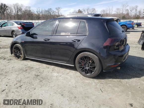 2015 Volkswagen Golf GTI Autobahn with VIN 3VW4T7AU3FM001097, listed as a Copart auction lot 45275495 with 125,958 mi miles and Salvage Title. Bid and sale history available at carsss.com. Image 2.