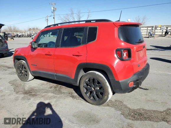 2018 Jeep Renegade Altitude with VIN ZACCJABBXJPJ55128, listed as a Copart auction lot 46362905 with 66,798 mi miles and Clean Title. Bid and sale history available at DreamBid. Image 2.