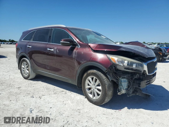 2017 Kia Sorento LX with VIN 5XYPG4A38HG200138, listed as a Copart auction lot 49133315 with 116,626 mi miles and Non Repairable. Bid and sale history available at carsss.com. Image 4.