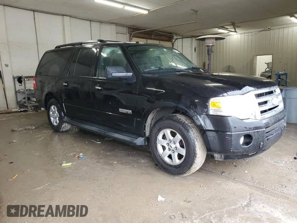 2008 Ford Expedition Max SSV with VIN 1FMFK15548LA18585, listed as a Copart auction lot 43823955 with 172,056 mi miles and Salvage title. Bid and sale history available at DreamBid. Image 4.