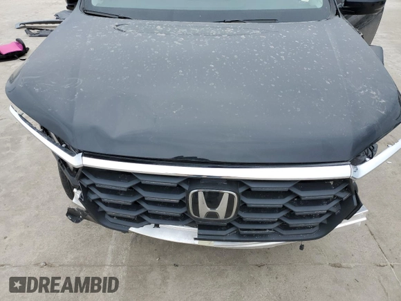 2025 Honda Pilot EX-L with VIN 5FNYG2H47SB015522, listed as a Copart auction lot 45867555 with 3,360 mi miles and Salvage Title. Bid and sale history available at carsss.com. Image 11.