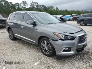 2018 Infiniti QX60 with VIN 5N1DL0MN6JC512100, listed as a Copart auction lot 51047175 with 102,790 mi miles and Salvage Title. Bid and sale history available at DreamBid. Image 4.