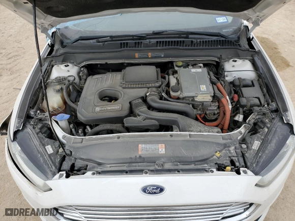 2015 Ford Fusion Titanium Hybrid with VIN 3FA6P0RU5FR225122, listed as a Copart auction lot 46176095 with 144,749 mi miles and Salvage Title. Bid and sale history available at carsss.com. Image 12.