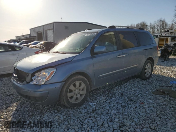 2007 Hyundai Entourage GLS z VIN KNDMC233776012941, wystawiony jako Copart lot #51770505 z przebiegiem 172 633 mil mil oraz Tytuł czysty. Historia ofert i sprzedaży dostępna na DreamBid. Obrazek 1.