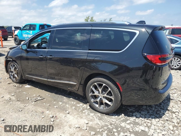 2021 Chrysler Pacifica Limited z VIN 2C4RC3GG3MR581931, wystawiony jako Copart lot #59313964 z przebiegiem 17 mil mil oraz Szkoda całkowita • Salvage title. Historia ofert i sprzedaży dostępna na DreamBid. Obrazek 2.