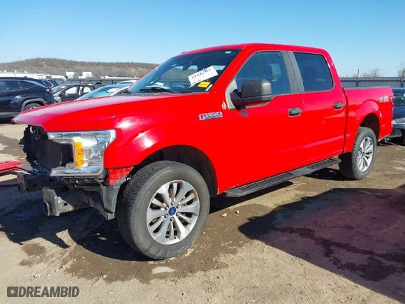 2018 Ford F-150 XL with VIN 1FTEW1C58JFA87405, listed as a IAAI auction lot 41446387 with 197,115 mi miles. Bid and sale history available at carsss.com. Image 2.