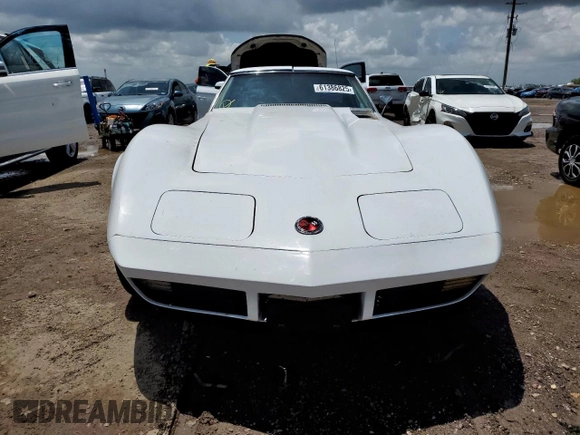 1974 Chevrolet Corvette with VIN 1Z37J4S419559, listed as a Copart auction lot 61386825 with 29,975 mi miles and Salvage title. Bid and sale history available at DreamBid. Image 5.