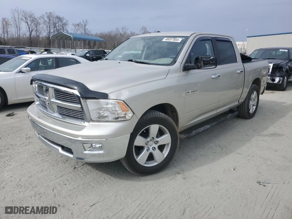 2009 Dodge Ram 1500 SLT with VIN 1D3HV13T89J530876, listed as a Copart auction lot 48057665 with 146,212 mi miles and Salvage Title. Bid and sale history available at carsss.com. Image 1.