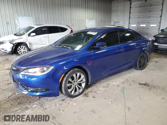 2015 Chrysler 200 S with VIN 1C3CCCBB6FN643439, listed as a Copart auction lot 50949045 with 102,877 mi miles and Non Repairable. Bid and sale history available at carsss.com. Image 1.