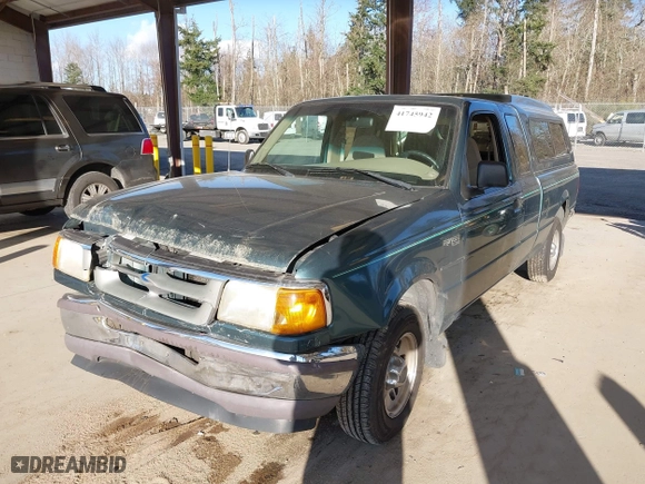 1997 Ford Ranger XL with VIN 1FTCR14A6VPB37129, listed as a IAAI auction lot 41745942 with 261,135 mi miles. Bid and sale history available at carsss.com. Image 17.