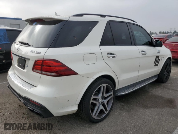 2017 Mercedes-Benz GLE 63 S AMG with VIN 4JGDA7FB6HA830886, listed as a Copart auction lot 60837725 with 130,771 mi miles and Clean title. Bid and sale history available at DreamBid. Image 3.