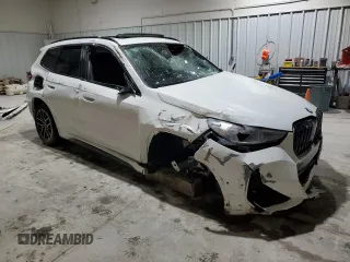 2023 BMW X1 xDrive28i with VIN WBX73EF08P5X60980, listed as a Copart auction lot 59899385 with 21,975 mi miles and Salvage title. Bid and sale history available at DreamBid. Image 4.