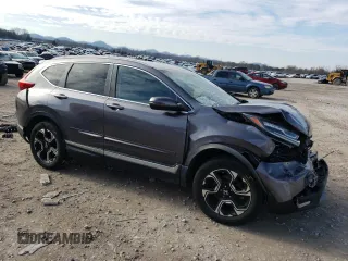 2018 Honda CR-V Touring with VIN 2HKRW2H96JH600191, listed as a Copart auction lot 45197615 with 129,031 mi miles and Salvage Title. Bid and sale history available at carsss.com. Image 4.