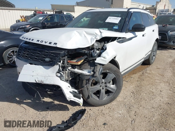 2025 Land Rover Range Rover Velar Dynamic SE with VIN SALYL2EX9SA398102, listed as a IAAI auction lot 41733681 with 13,205 mi miles and . Bid and sale history available at DreamBid. Image 18.
