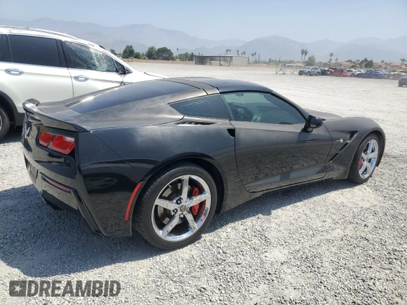 2014 Chevrolet Corvette 1LT with VIN 1G1YB2D74E5115073, listed as a Copart auction lot 58377745 with Not provided miles and Clean title. Bid and sale history available at DreamBid. Image 3.