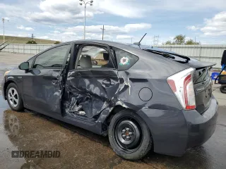 2013 Toyota Prius One with VIN JTDKN3DU9D1644847, listed as a Copart auction lot 52361185 with 129,297 mi miles and Salvage Title. Bid and sale history available at carsss.com. Image 2.