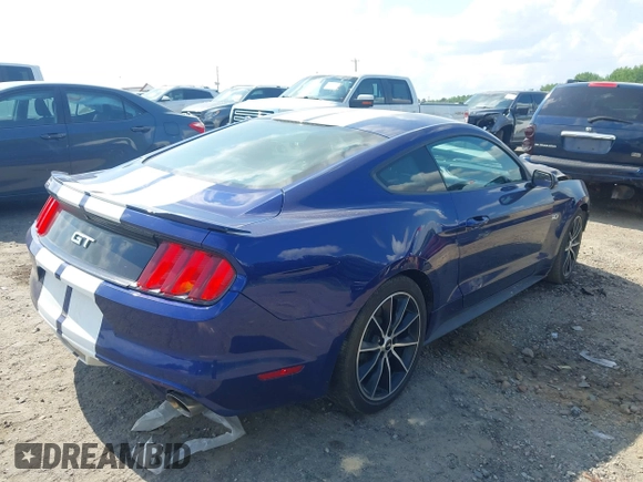 2016 Ford Mustang GT with VIN 1FA6P8CF9G5210085, listed as a IAAI auction lot 42482013 with 110,966 mi miles and . Bid and sale history available at DreamBid. Image 4.