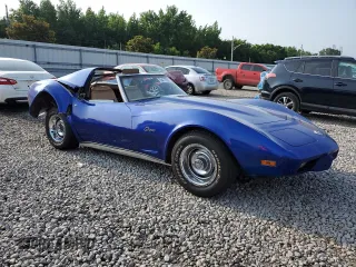 1975 Chevrolet Corvette with VIN 1Z37J5S415588, listed as a Copart auction lot 59477955 with 58,044 mi miles and Salvage title. Bid and sale history available at DreamBid. Image 4.