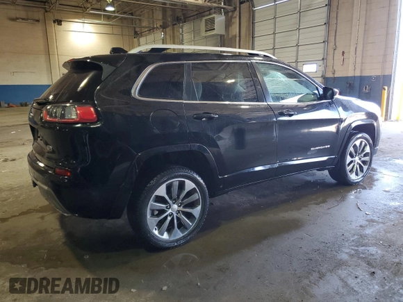 2019 Jeep Cherokee Overland with VIN 1C4PJMJN3KD191597, listed as a Copart auction lot 53457865 with 34,877 mi miles and Clean title. Bid and sale history available at DreamBid. Image 3.