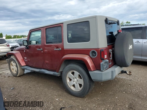 2008 Jeep Wrangler Unlimited Sahara with VIN 1J4GA59128L623399, listed as a Copart auction lot 56524545 with 219,096 mi miles and Clean Title. Bid and sale history available at DreamBid. Image 2.