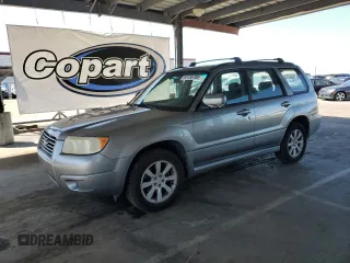 2007 Subaru Forester X with VIN JF1SG65647H734355, listed as a Copart auction lot 57728785 with 144,615 mi miles and Salvage title. Bid and sale history available at DreamBid. Image 1.