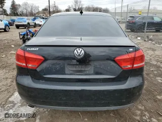 2013 Volkswagen Passat SE with VIN 1VWBP7A33DC092342, listed as a Copart auction lot 45285785 with 0 mi miles and Salvage Title. Bid and sale history available at carsss.com. Image 6.