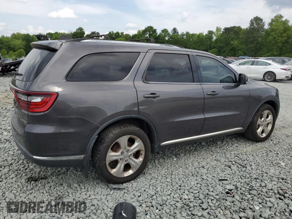 2014 Dodge Durango Limited with VIN 1C4RDJDG7EC596318, listed as a Copart auction lot 55439765 with 171,571 mi miles and Clean title. Bid and sale history available at DreamBid. Image 3.