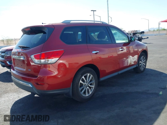 2013 Nissan Pathfinder SL with VIN 5N1AR2MNXDC621225, listed as a IAAI auction lot 42048023 with 125,087 mi miles and . Bid and sale history available at DreamBid. Image 4.