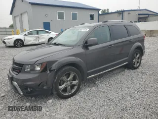 2016 Dodge Journey Crossroad Plus with VIN 3C4PDDGG5GT210958, listed as a Copart auction lot 60235215 with 140,640 mi miles and Salvage title. Bid and sale history available at DreamBid. Image 1.