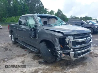 2021 Ford F-250 XL with VIN 1FT7W2B66MEC24781, listed as a IAAI auction lot 42090587 with 62,441 mi miles and . Bid and sale history available at DreamBid. Image 1.