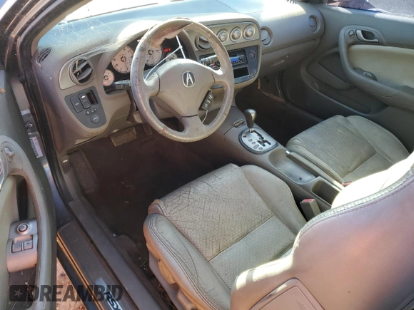 2006 Acura RSX with VIN JH4DC54856S018642, listed as a Copart auction lot 76613654 with 189,272 mi miles and Salvage Title. Bid and sale history available at carsss.com. Image 8.