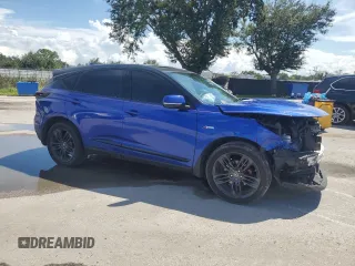 2021 Acura RDX w/A-Spec Package with VIN 5J8TC1H62ML011834, listed as a Copart auction lot 69634364 with 72,584 mi miles and Non Repairable. Bid and sale history available at carsss.com. Image 4.