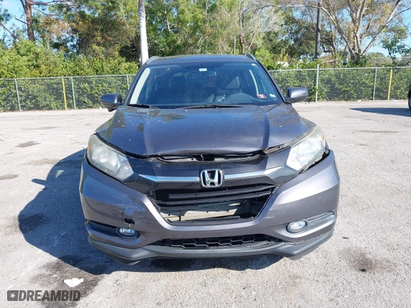 2016 Honda HR-V EX-L w/Navi with VIN 3CZRU5H73GM719223, listed as a IAAI auction lot 41542905 with 96,762 mi miles. Bid and sale history available at carsss.com. Image 12.